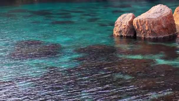Красиві екологічно чистим морем — стокове відео