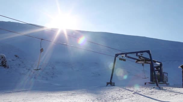 冬のカルパティア山脈 — ストック動画
