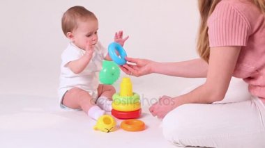kadın oynamak ile kız bebek