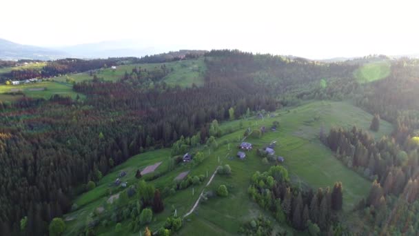 Paysage village de montagne  