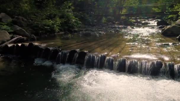 Belle rivière dans les Carpates  