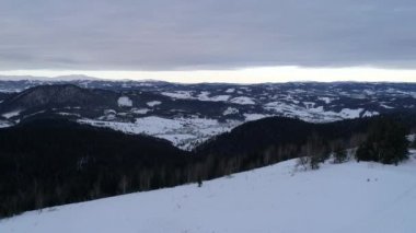 günbatımı Karpat Dağları