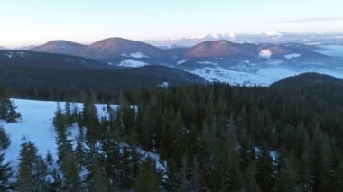 günbatımı Karpat Dağları