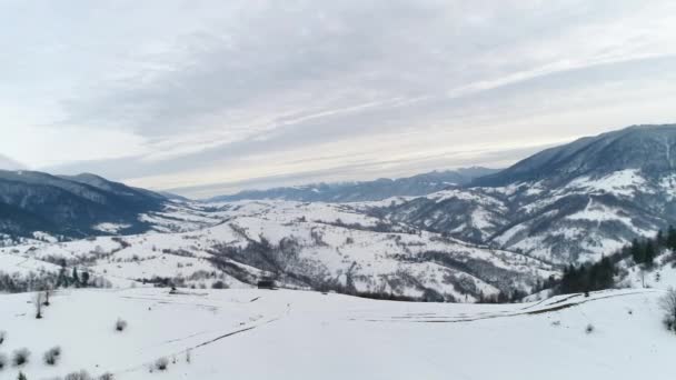Montagnes des Carpates en hiver  