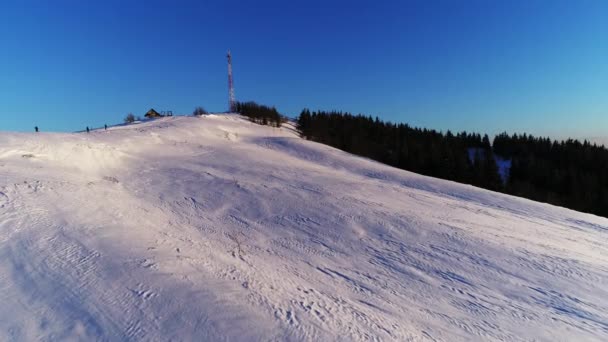 Karpaten im Sonnenuntergang — Stockvideo