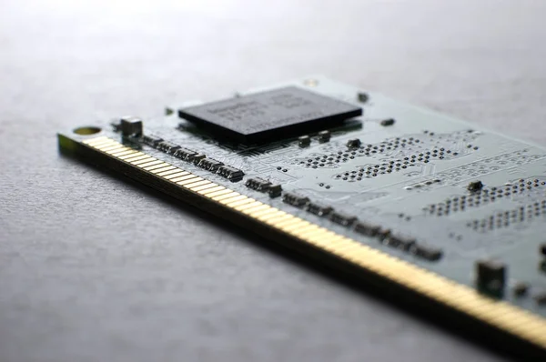 Tarjeta de memoria cercana con chip SMD — Foto de Stock