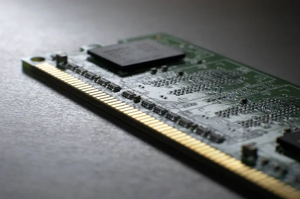 Close up memory board with SMD chip