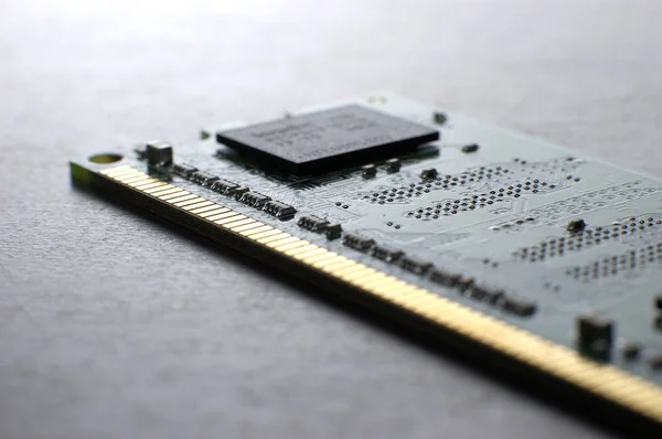 Närbild minneskort med Smd chip — Stockfoto