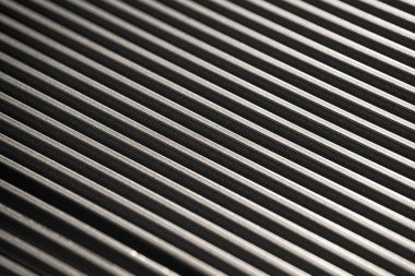 Bükülmüş metal bir yüzeye yakın çekim