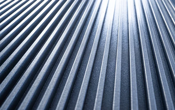 Close-up of a corrugated metal surface — Stock Photo, Image