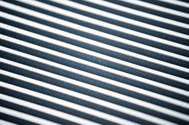 Bükülmüş metal bir yüzeye yakın çekim