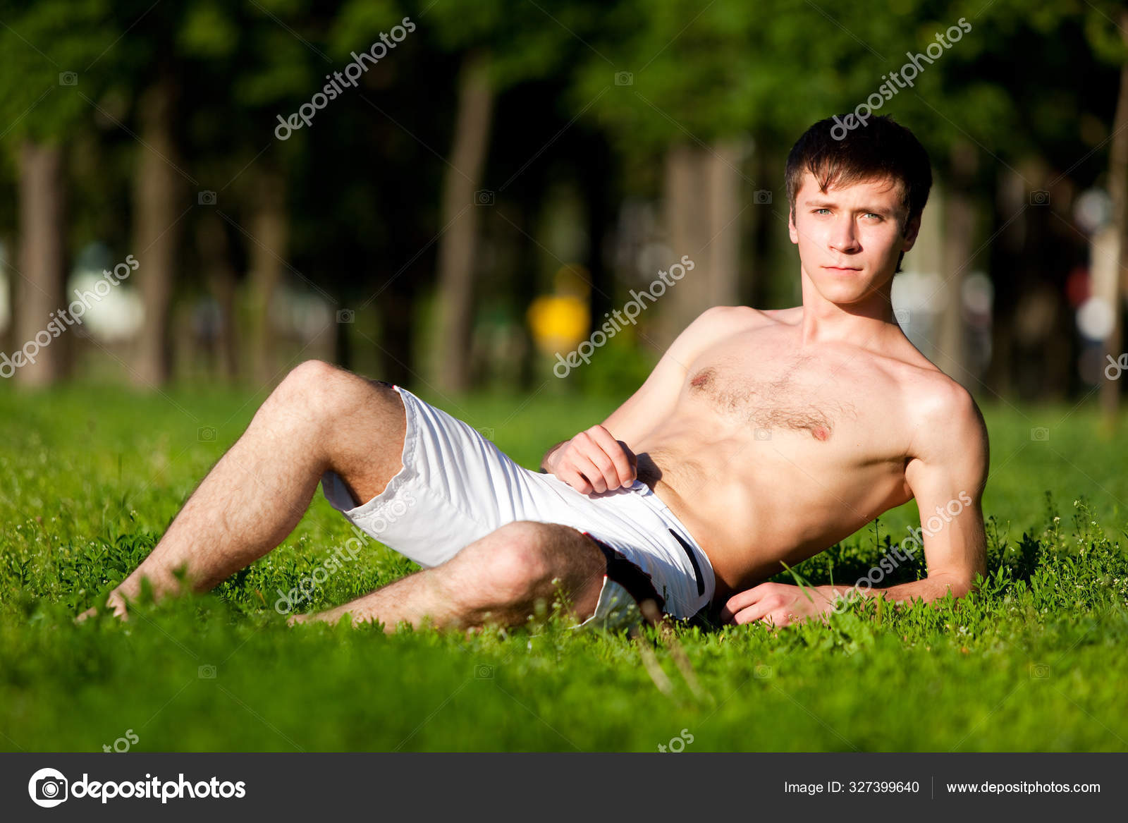 Naked On The Lawn
