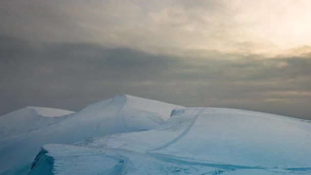 Piękno Zima Słońce Natura Badania Uhd Timelapse Sfotografowany Aparacie Nikon — Wideo stockowe