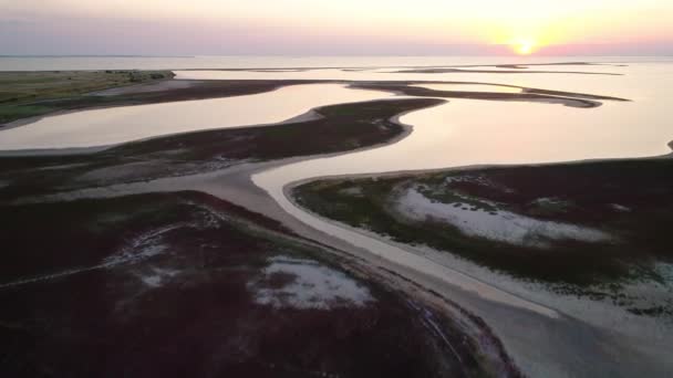 Unusual islands on a beautiful lake — Stock Footage Unusual Islands Beautiful Lake Royalty Free Stock Footage