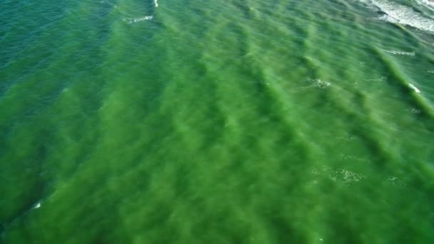 美丽的晨海上的海浪 — 图库视频影像