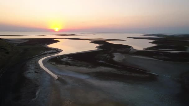 Unusual islands on a beautiful lake — Stock Footage Unusual Islands Beautiful Lake Stock Video