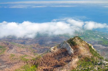 Dağın tepesinden bak Ai-Petri