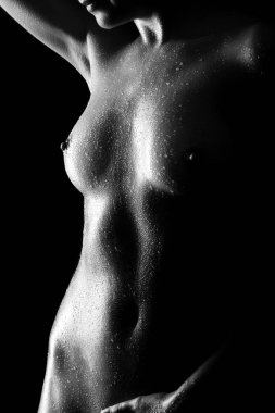 Tanımlanamayan güzel, genç, zayıf, seksi kadın.