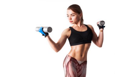 Kimliği belirsiz, taytlı, zayıf bir kız.