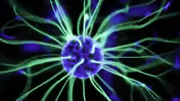 Крупный План Вирусных Клеток Бактерий Тёмном Фоне — стоковое видео