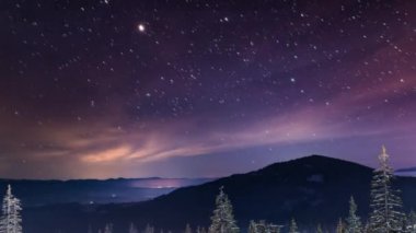 Karpatya Dağlarında Yıldızlı Zaman Hızı