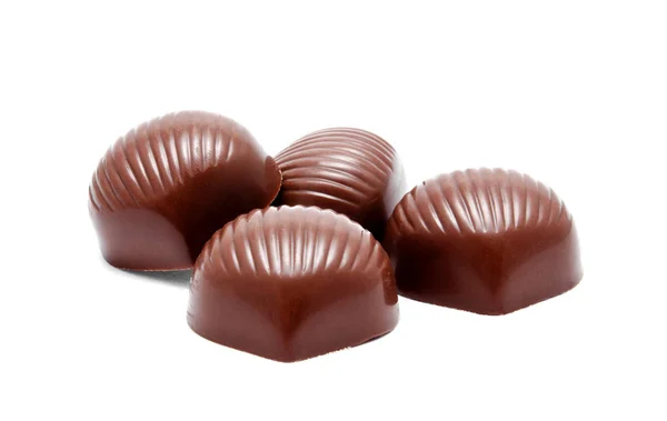 Surtido de dulces de chocolate aislados — Foto de Stock