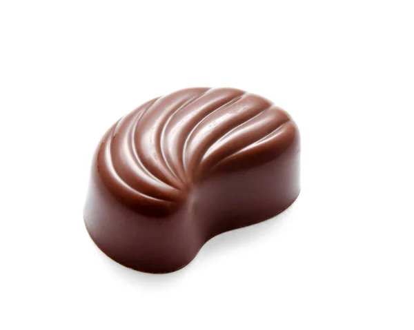 초콜릿 사탕 과자는 흰색 절연 — 스톡 사진