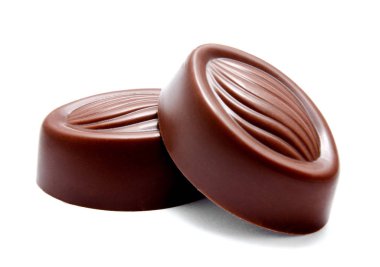 Çikolata şekerleme tatlılar ürün yelpazesine izole 