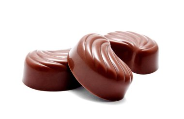 Çikolata şekerleme tatlılar ürün yelpazesine izole 