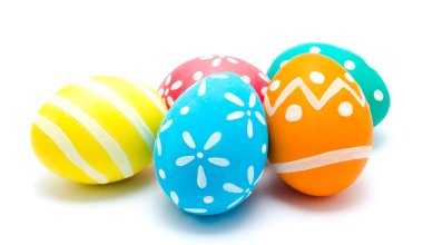 Mükemmel renkli el yapımı Paskalya yumurtaları