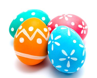 Mükemmel renkli el yapımı Paskalya yumurtaları 