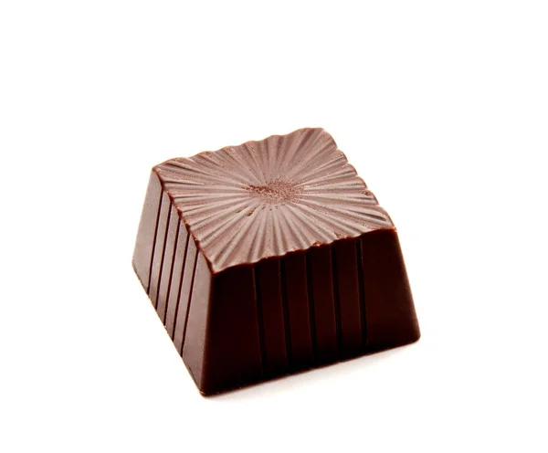 Dulces de chocolate aislados en un blanco — Foto de Stock