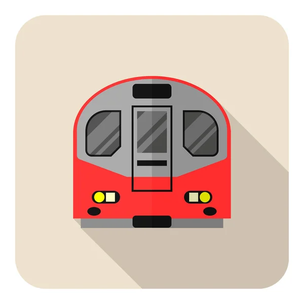 Vector subway train, London — Stock Vector