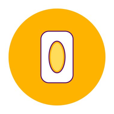 vektör çizim simgesini turuncu silgi