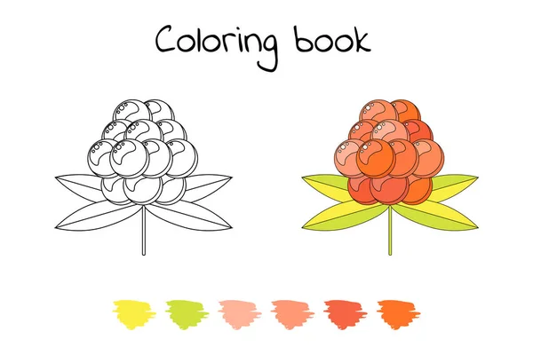 Livre de coloriage pour enfants. illustration vectorielle. — Image vectorielle