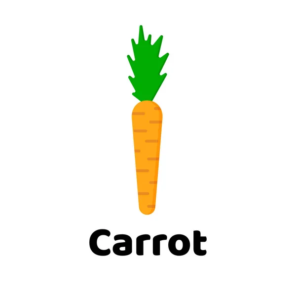 Vector illustration. Vegetable. carrot — Stock Vector