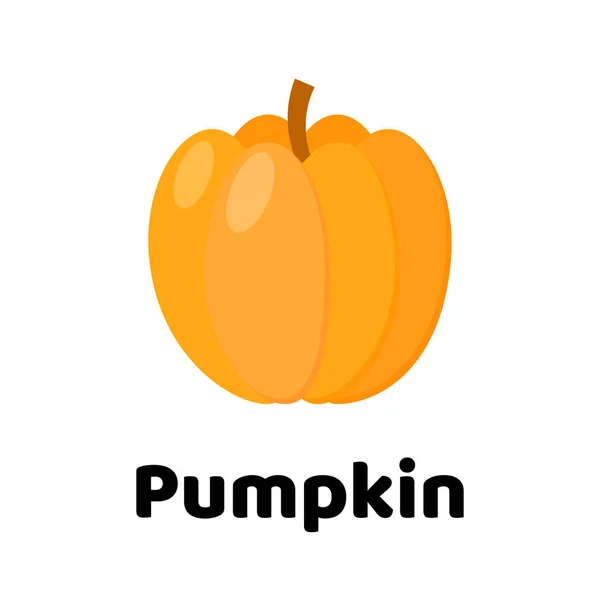 Ilustración vectorial. Hortalizas. calabaza — Vector de stock