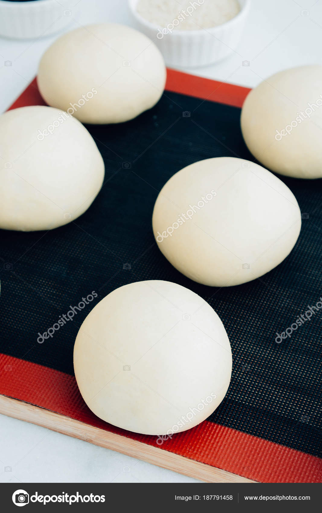 Yeast Buns Baking Lie Sheet Paper Smeared