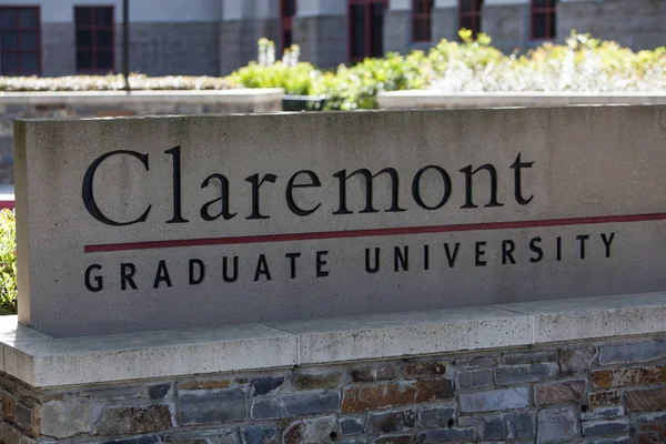 Claremont University Sign — Stock Photo, Image