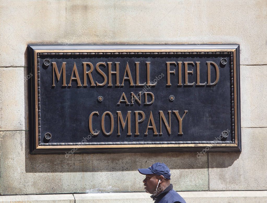 CHICAGO - June 1, 2017: Marshall Field and Company Building or Macy's at State Street, in Chicago, Illinois, built in 1891-1892, was the flagship location of the Marshall Field and Company, also known as Marshall Field's chain of department store