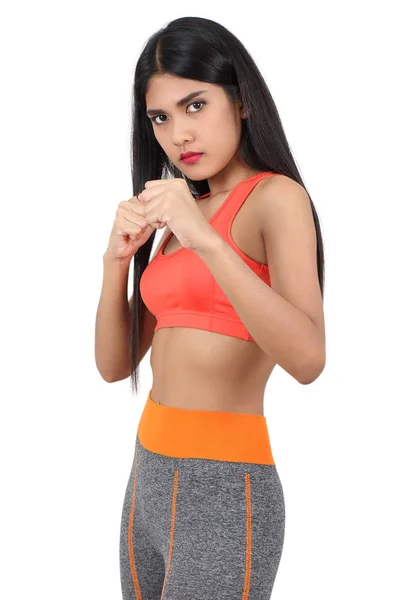 Mujer en ropa de entrenamiento — Foto de Stock