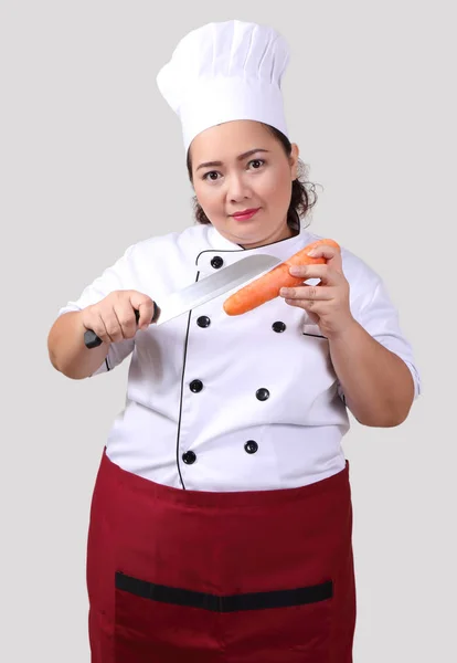 Mulher asiática chef — Fotografia de Stock