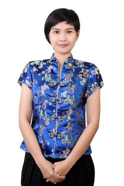 Woman in chinese clothes — Stock Photo, Image