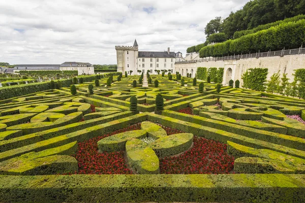 Castelo jardins castelo Villandry — Fotografia de Stock