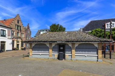 Sokak Görünümü'nde Den Burgh, üzerinde wadden ana Köyü ada Texe