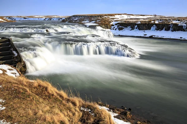 Watervallen vlakbij Hella bij Route 1, IJsland — Stockfoto