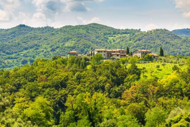 Salo, Brescia yakınlarındaki Renzano kırsal arazisi Lombardy It