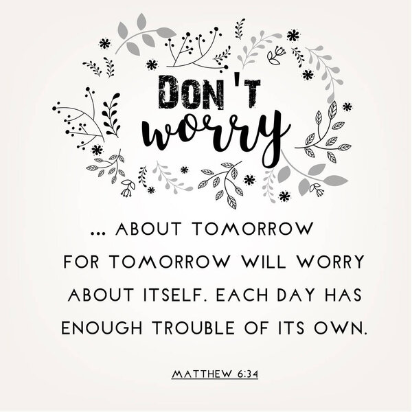 Библия цитирует глаголы в цветочном венке
