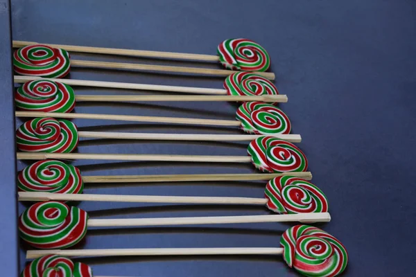 Lezzetli renkli lolipop