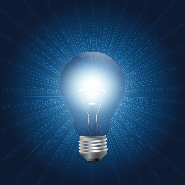 Li-Fi lub światło wierności przyszłość technologii połączenia bezprzewodowego — Wektor stockowy